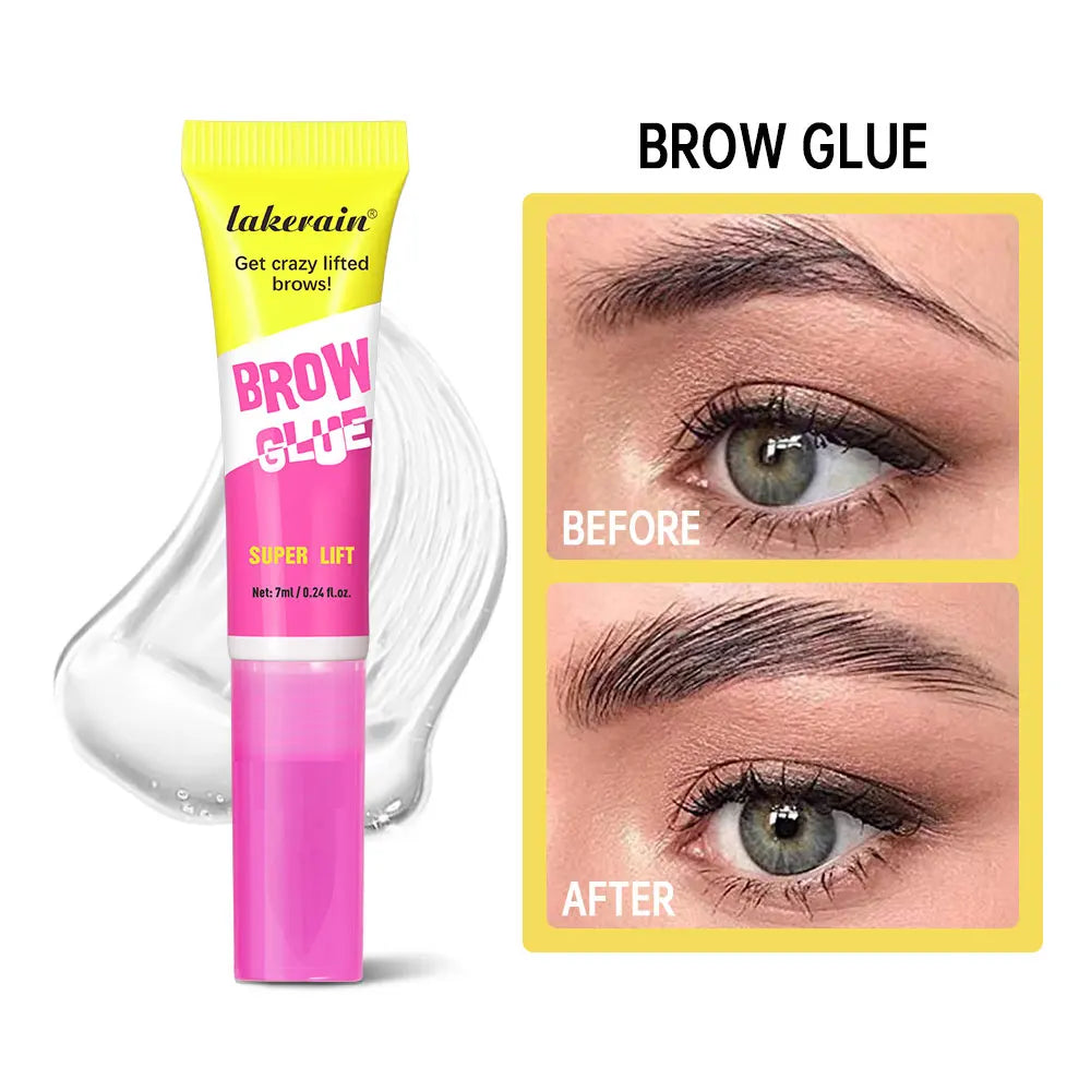 Brow Lamination Gel with Styling Comb | Strong Hold Clear Gel
