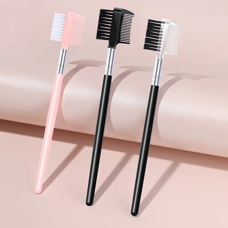 Dual-Headed Eyebrow & Lash Comb Brush – 2-in-1 Beauty Tool Brow & Lash Brush Oasis Select