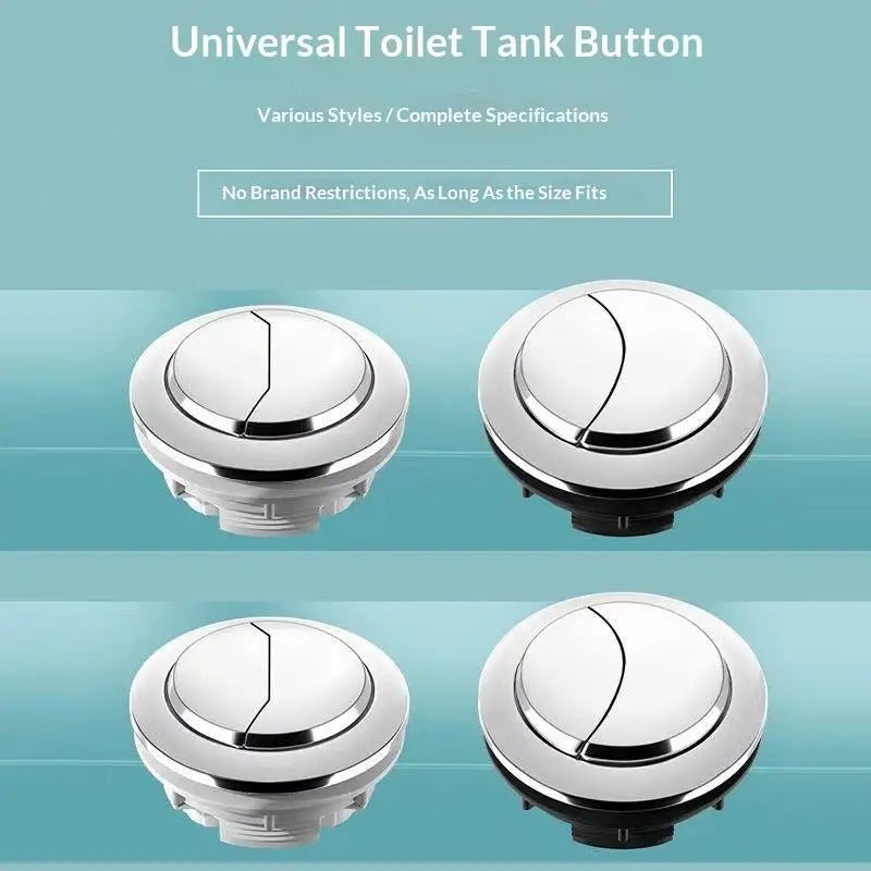 NEW 1Pcs Dual Flush Toilet Push Button, Dual-Control Design, Multi Size 38/48/58mm, Toilet Tank Valve Repair Bathroom Accessory Oasis Select