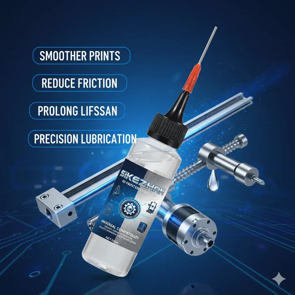 High Performance FDM 3D Printer Lubricant Grease Bearing Rail Maintenance Oil for Creality Ender 3 Bambu Lab Screw Parts Oasis Select