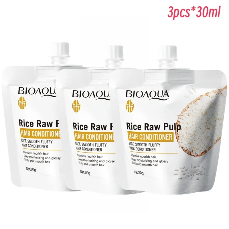 Rice & Keratin Hair Mask – Smooth, Soft & Frizz-Free Hair