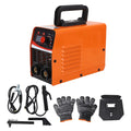 Mini Welder Machine Portable Arc Welding Kit with Visor Gloves Hammer Pliers Stick for Steel Cast Iron Mini Welding Machine Oasis Select REDDISH BROWN