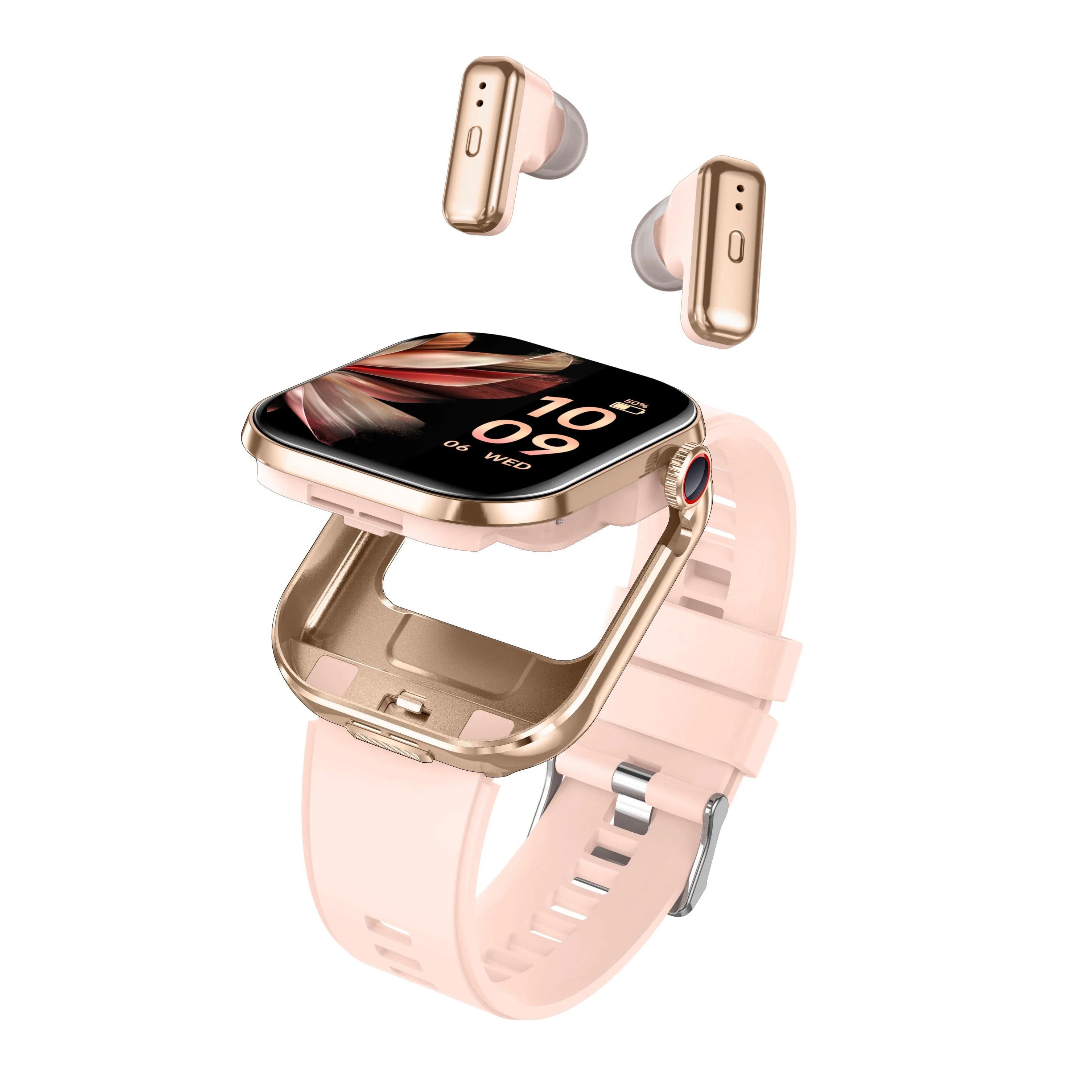 MINGCC T99 2-in-1 Smartwatch & Bluetooth Headphones IP67