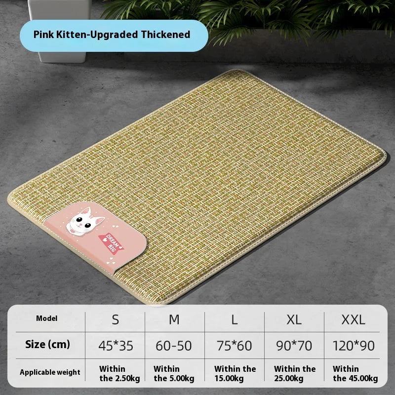Summer Pet Cool MATS, Rattan Woven Dog Breathable and Cool MATS, Small and Large Dog Beds, and Dog Cool MATS Oasis Select