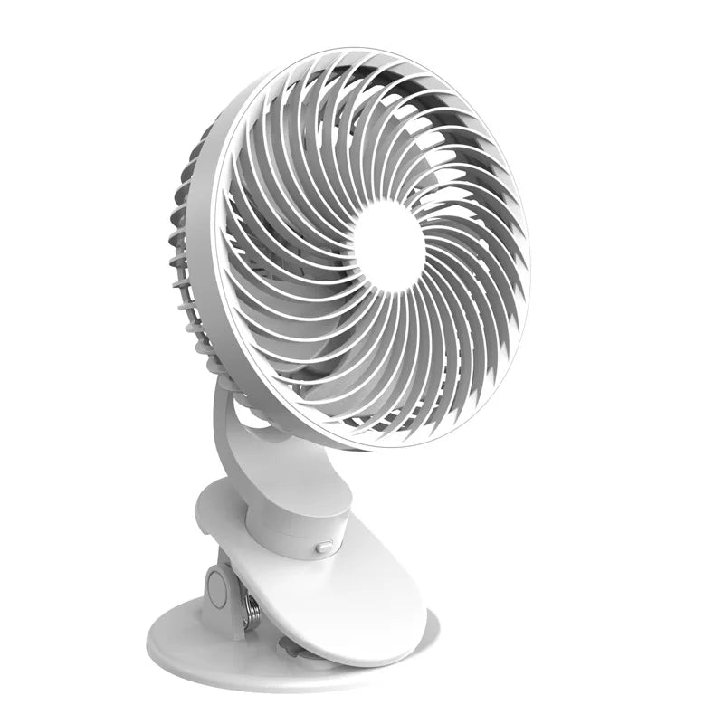 URGGU 4-Speed USB Clip Fan – Desk, Wall & Dorm Circulation Fan