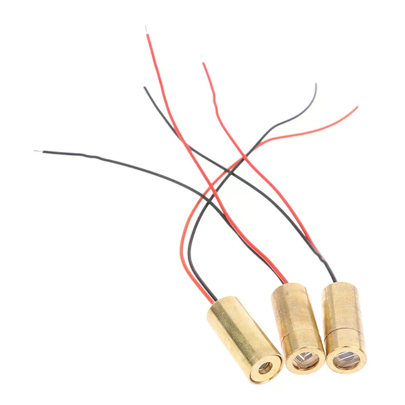 Laser Head 650nm 9mm 3V 50mW Laser Cross Diode Module Red Copper Head Line / Point / Cross Laser Diode Oasis Select