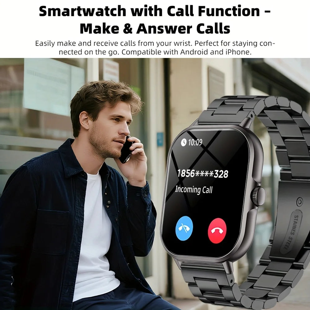 ERUN Smart Watch 2.01" Touch Screen, Call & Sleep Tracker
