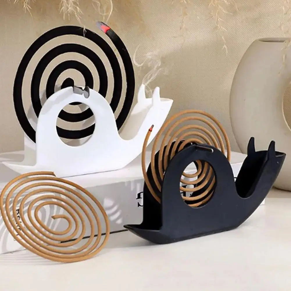 Snail Mosquito Coil Holder Anti-scalding Mosquito Coil Tray High-temperature Resistant Anti-slip For Household Bedroom Patio Oasis Select