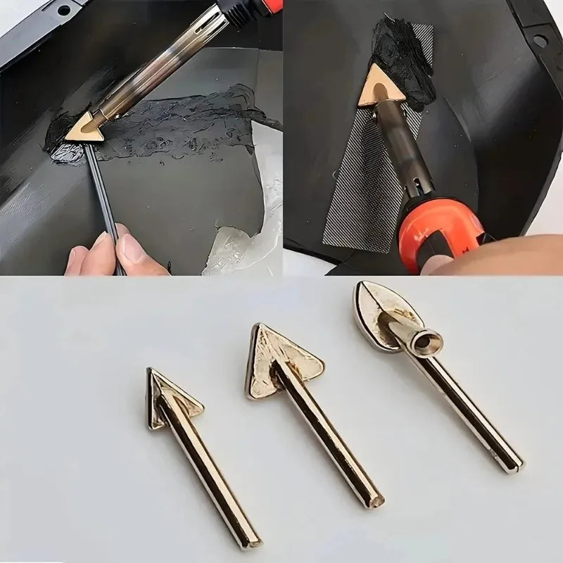 Triangle Tip Soldering Iron Tips Replacement Shaping Heads for Plastic Repair and Welding Projects Flatten Repair Tool Oasis Select