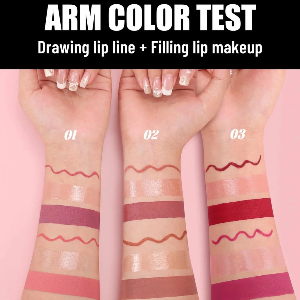 Matte Liquid Lipstick 6Pcs Set Waterproof Long Lasting Lip Plumper Hydrated Non Fade Makeup Gift Collection Oasis Select