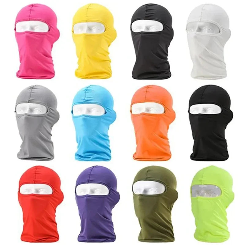 Balaclava Motorcycle Face Mask Moto Helmet Bandana Hood Ski Neck Full Face Mask Windproof Dustproof Face Shield Men's Biker Mask Oasis Select