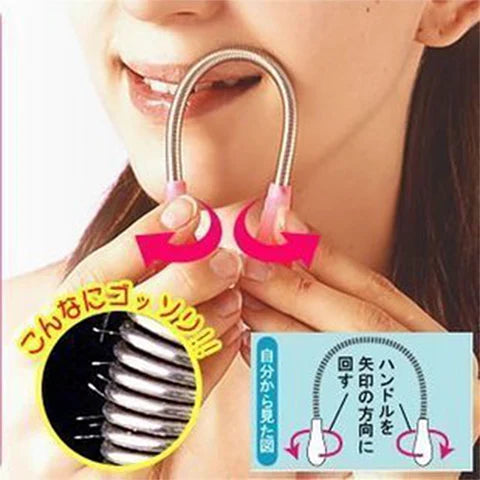 Spring Epilator Face Hair Remover Threading Tool for Women Facial Spring Epilator Oasis Select