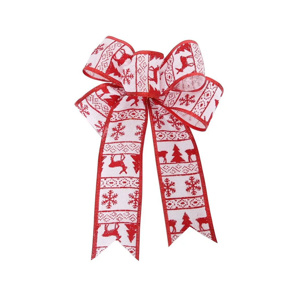 Stylish Cloth Bowknot Ribbon for Holiday Decorations Including Christmas Trees Party Settings Gardens Chairs and Tables Oasis Select Elk China Mainland