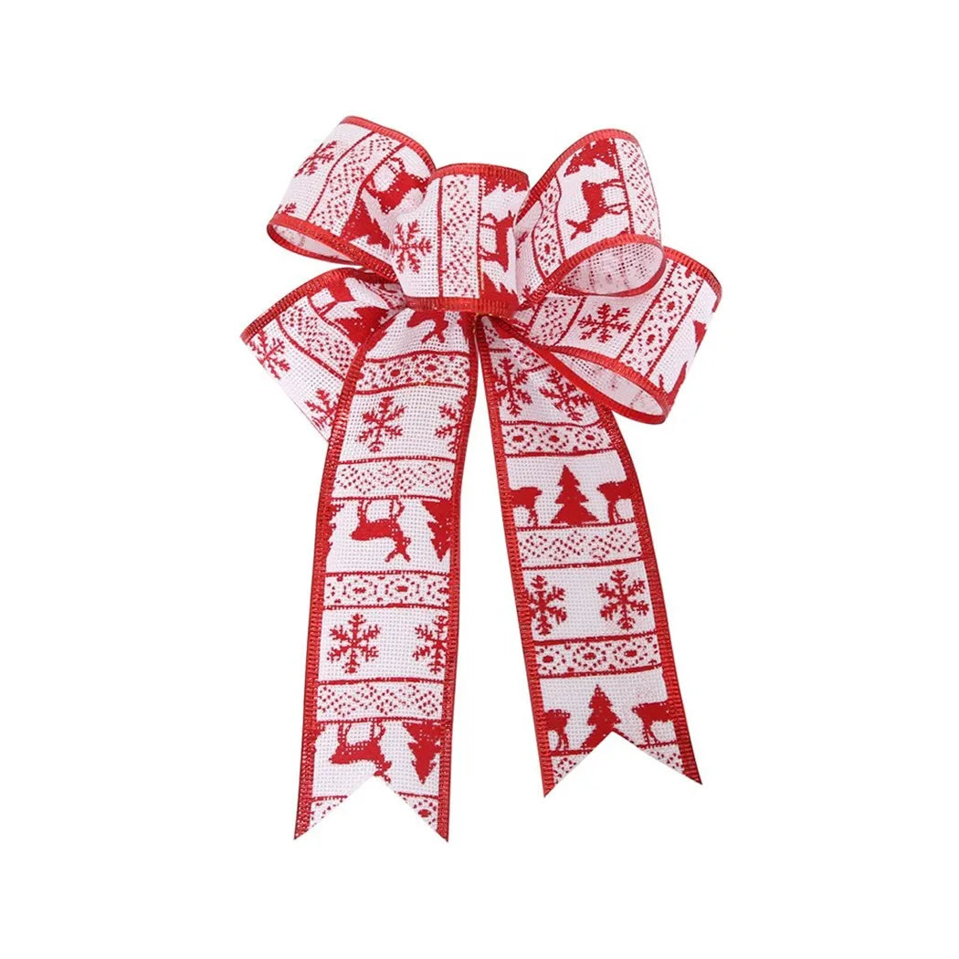 Stylish Cloth Bowknot Ribbon for Holiday Decorations Including Christmas Trees Party Settings Gardens Chairs and Tables Oasis Select Elk China Mainland