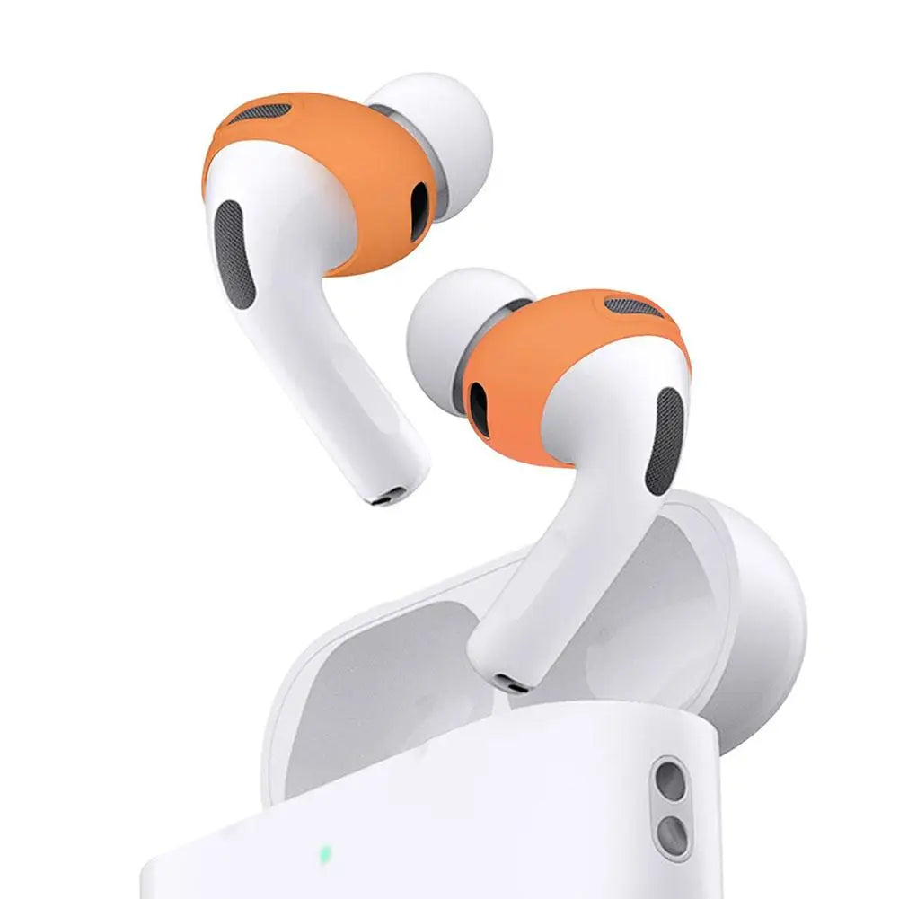 New Soft Silicone Ear Tips for AirPods Pro 3 Anti Slip Ultra Thin Sport Anti Scratch Earbuds Accessories Oasis Select orange