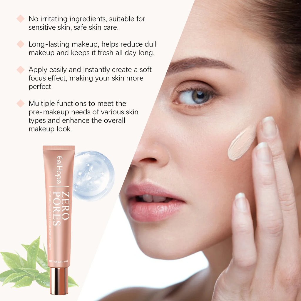 Invisible Pore Soft Focus Makeup Primer Isolation Cream Even Skin Tone Moisturizing Modification Natural Long Lasting Concealer Oasis Select