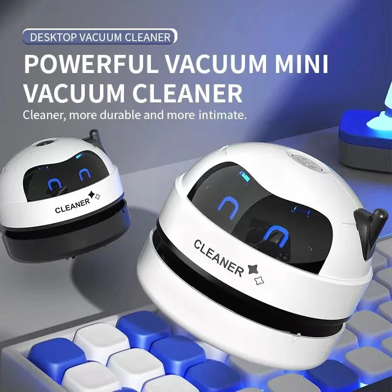 Mini Desktop Vacuum Cleaner | USB Rechargeable & Wireless