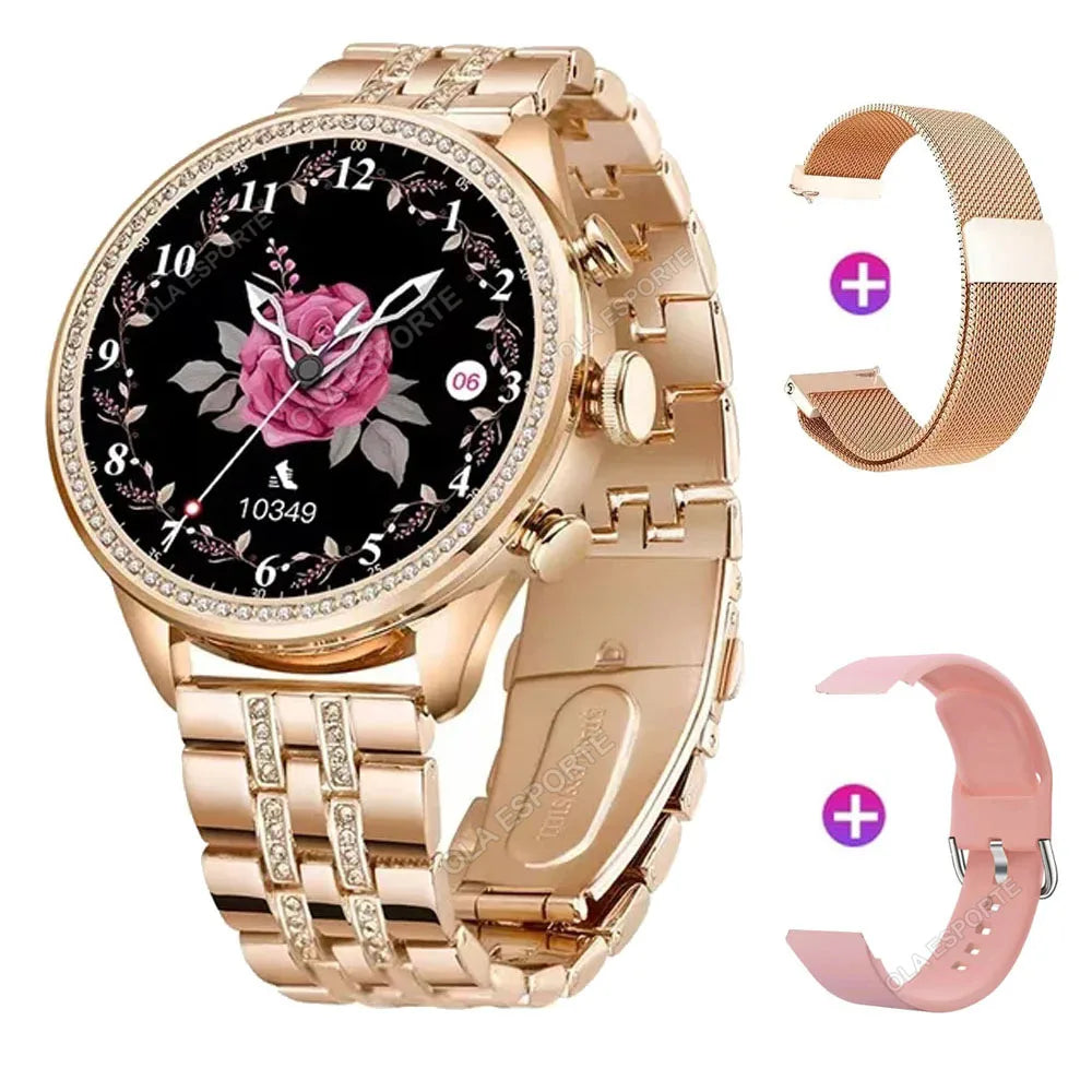 Ola Esporte Women's Smart Watch | Bluetooth Calls & Fitness Tracker