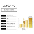 Jaysuing pH Color Changing Lip Balm – Shimmer & Gold Foil pH Reactive Lip Balm Oasis Select Gold Foil