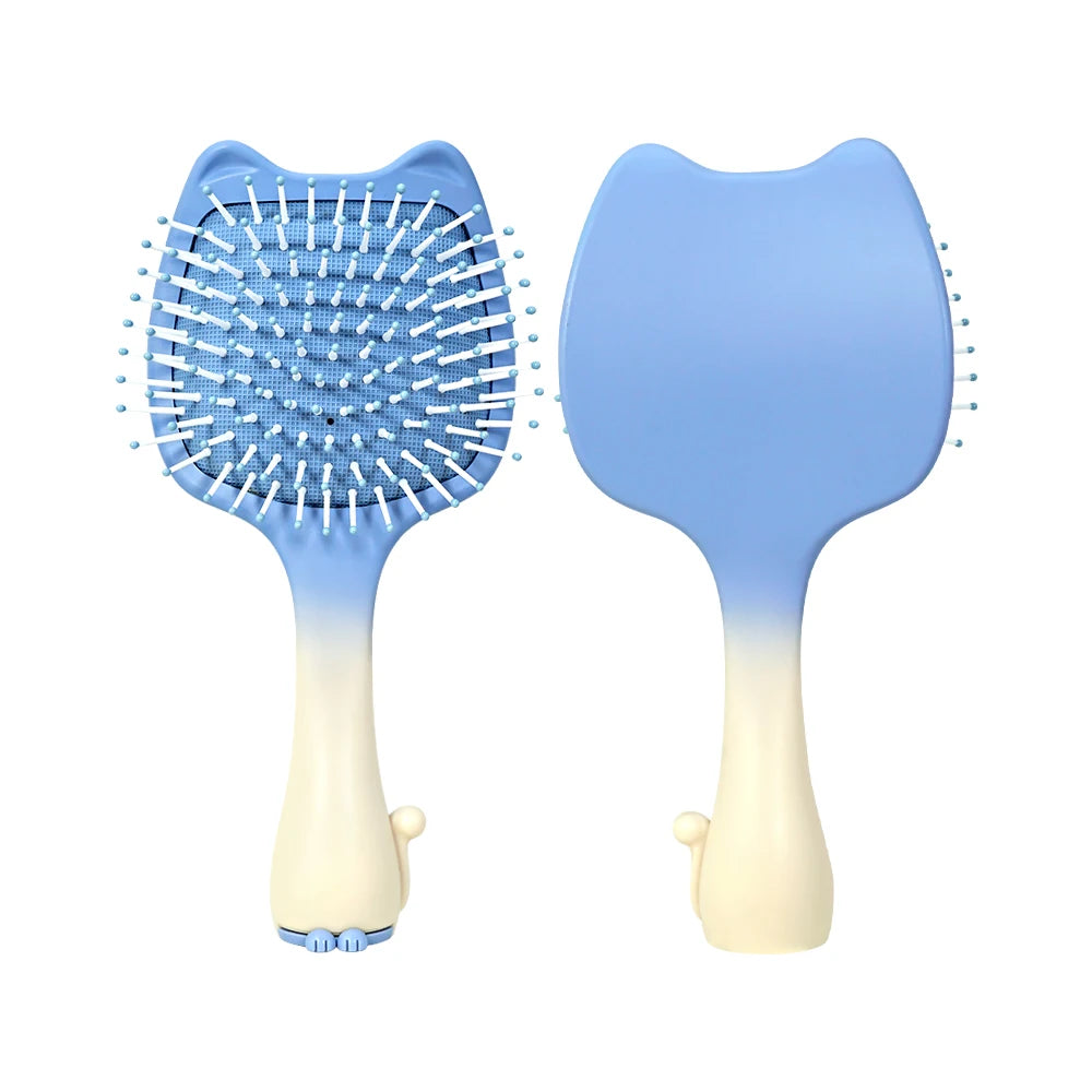 Cat Air Cushion Hairbrush – Detangling Scalp Massage Comb Air Cushion Hairbrush Oasis Select M30-tian-blue-02