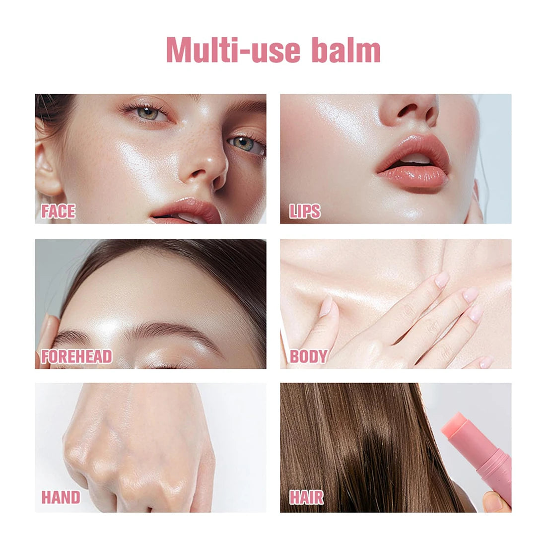 2-Pack Wrinkle Repair Collagen Moisturizing Balm Stick – Face & Eye Face Moisturizer Stick Oasis Select