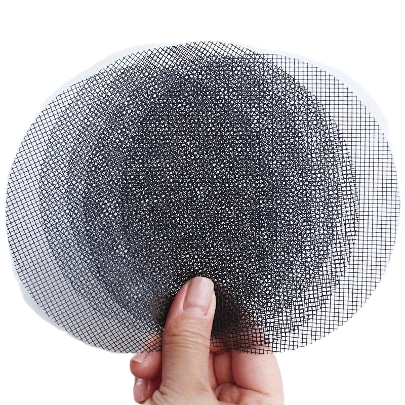 50pcs Round Drainage Mesh Pads for Flower Pots - Waterproof, Soil Loss Prevention, Ideal for Bonsai & Gardening Oasis Select