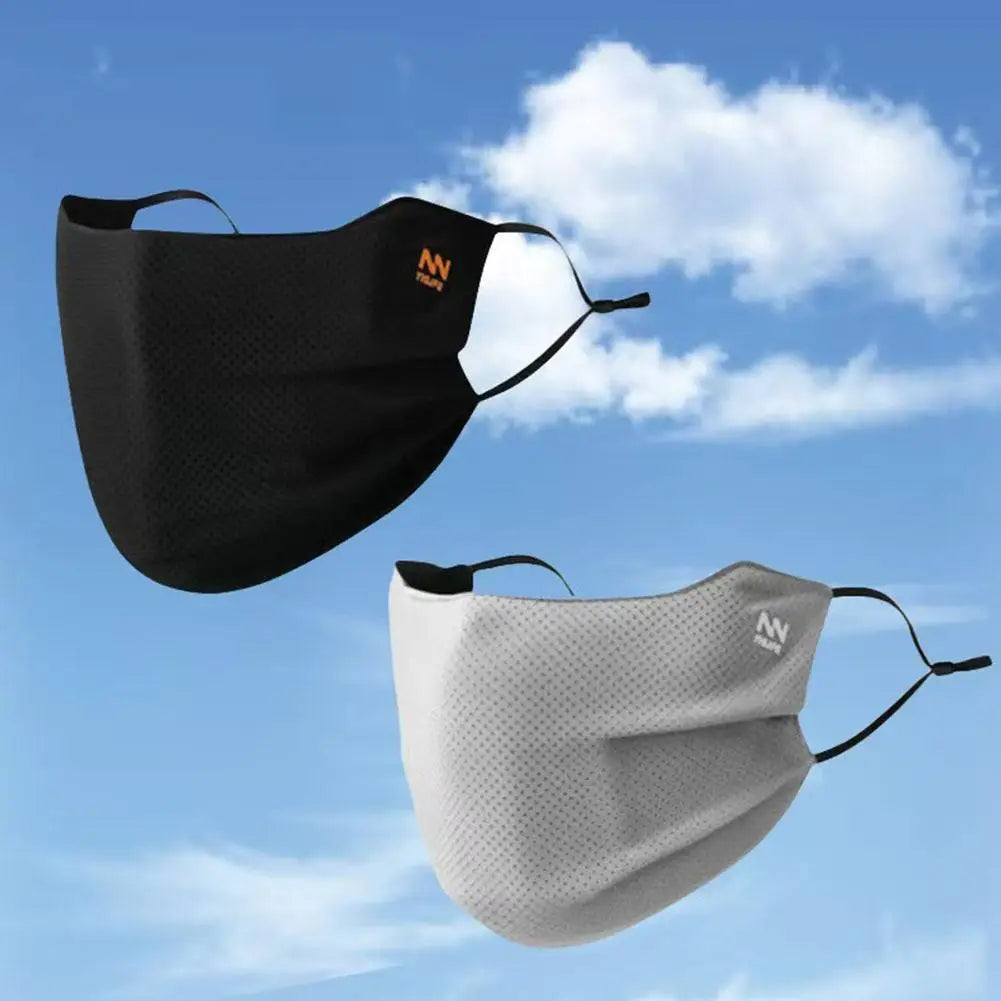 Ice Silk UV Face Shield – Breathable Sun Protection Mask