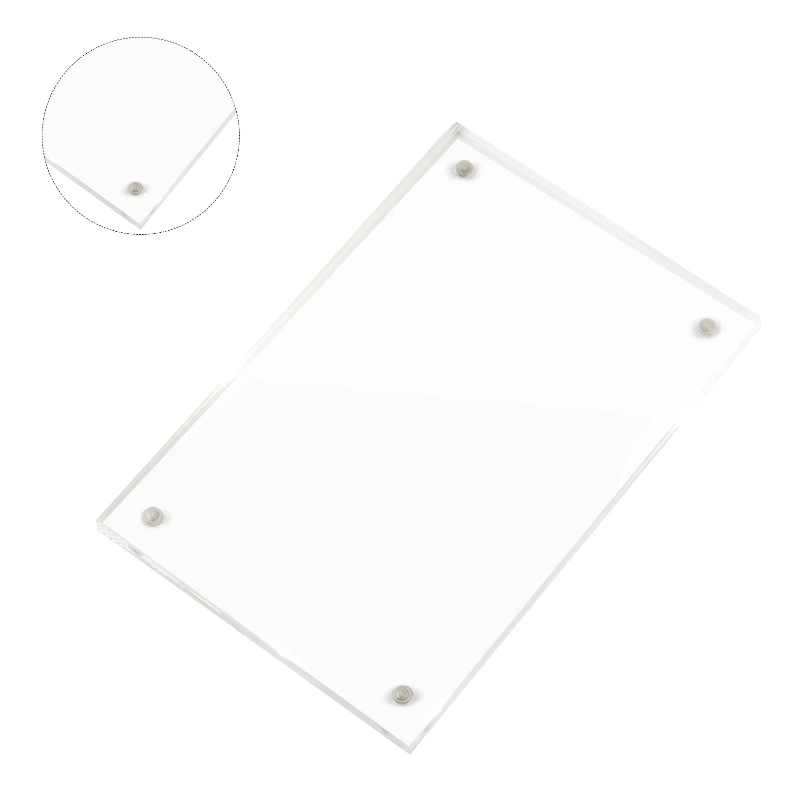 Magnetic Acrylic Photo Frame | Clear Desk Display Stand Acrylic Photo Frame Oasis Select