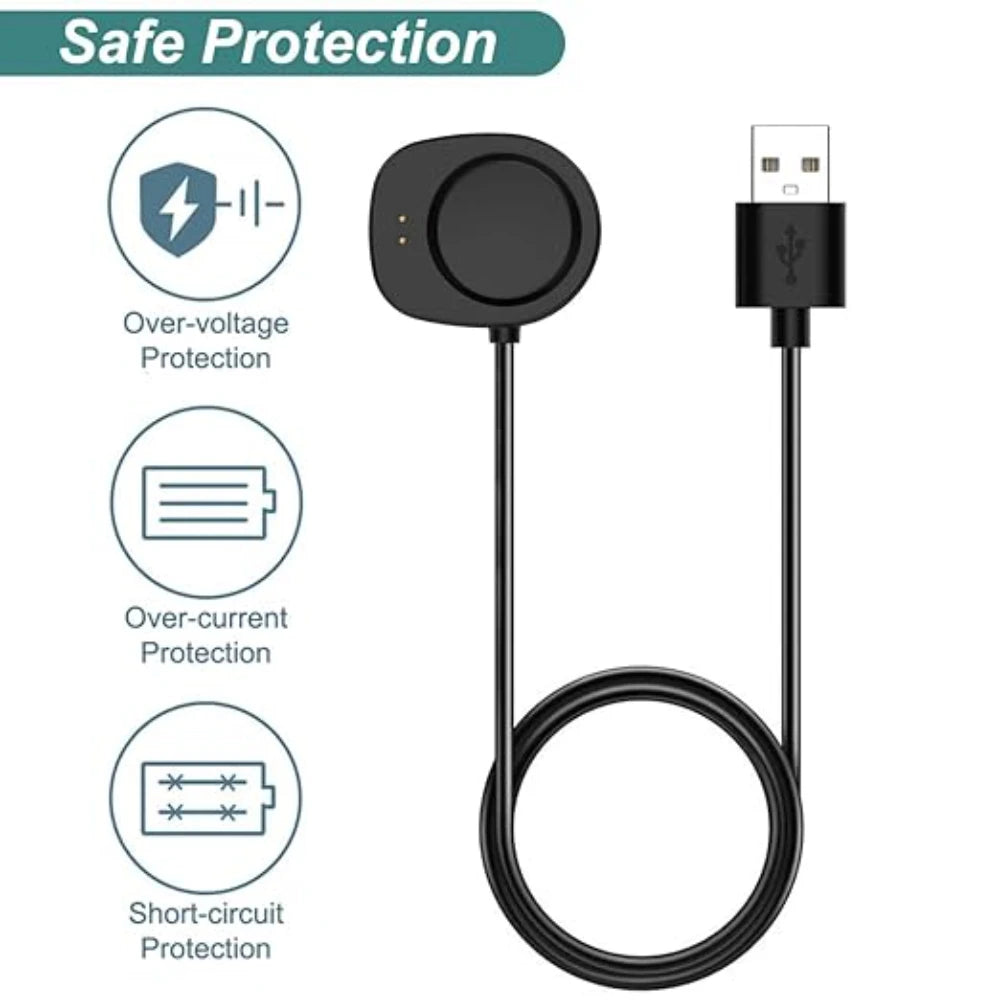 USB Charger Cable for Amazfit T-Rex 3 & Balance Smartwatch Smartwatch Charger Cable Oasis Select