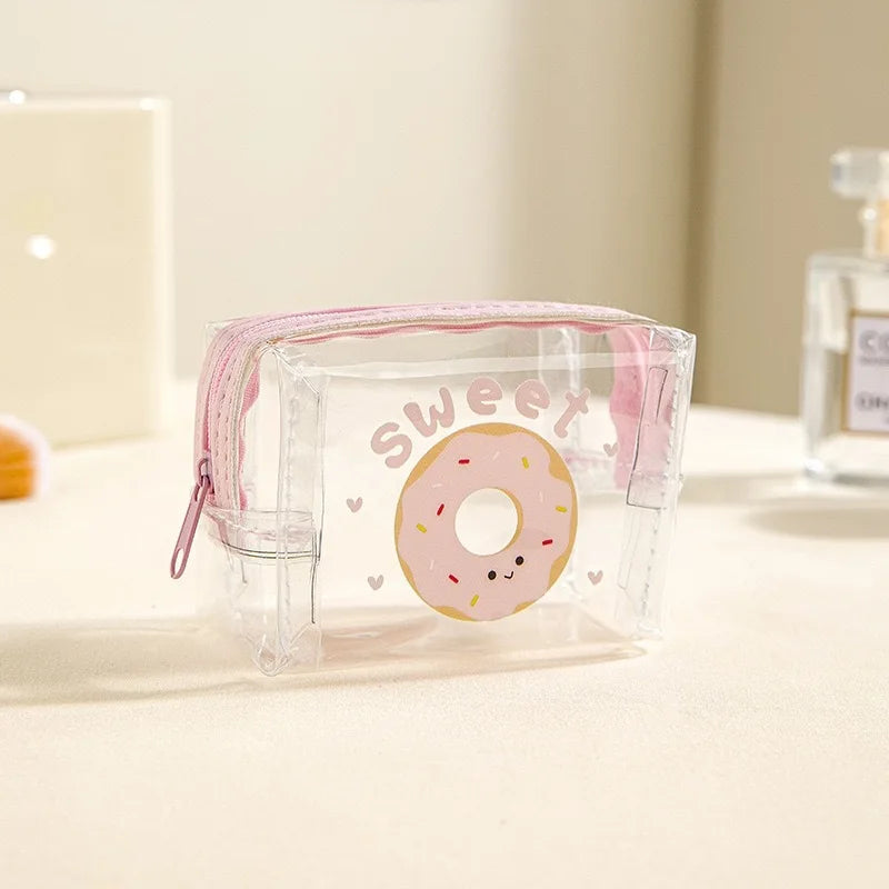 Cartoon Waterproof PVC Organizer Pouch | Cable & Coin Bag