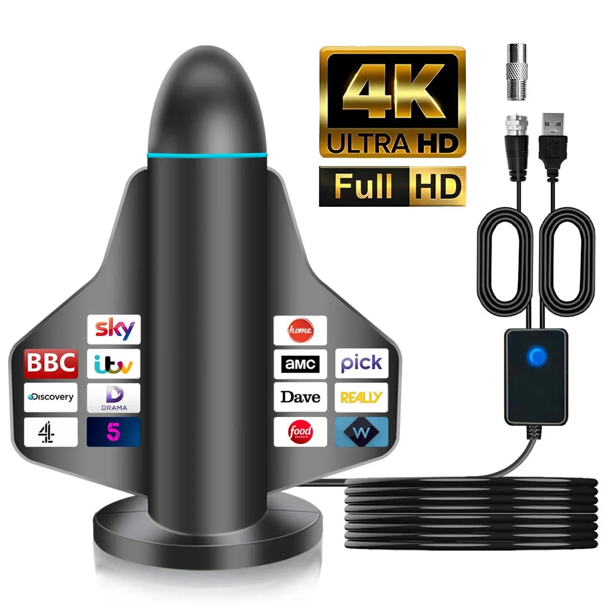 The newly launched, best-selling indoor HD digital TV antenna for 2025 – a model suitable for cross-border use, HDTV antenna wit Oasis Select