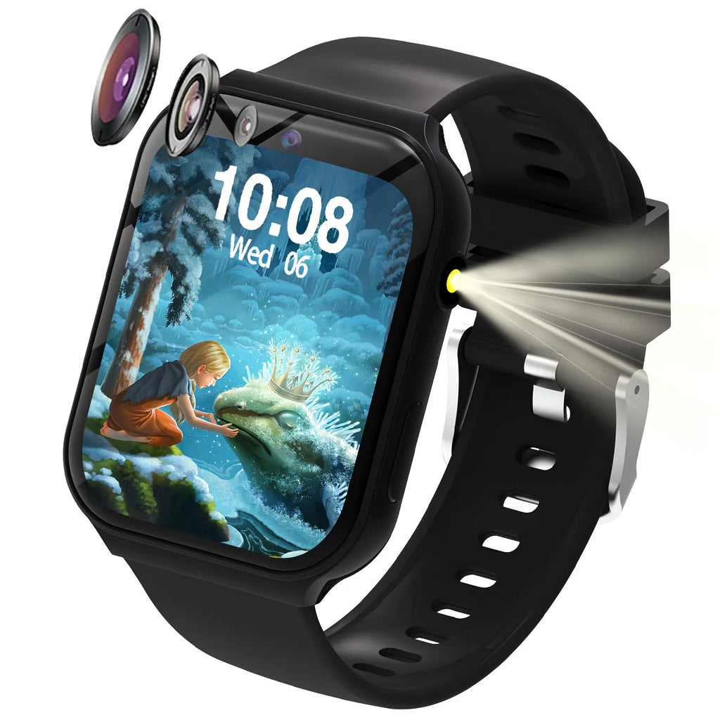 ERUN Kids Smart Game Watch – Camera, 18 Games, Rechargeable