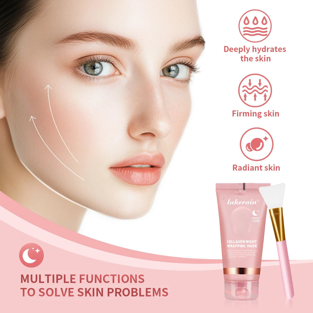 Lakerain Collagen Overnight Peel-Off Face Mask 75ml