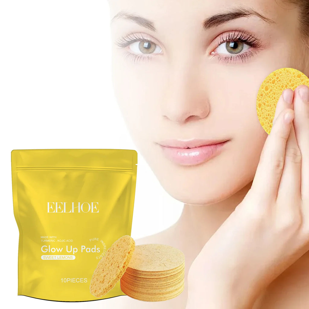 Turmeric Cleansing Pad Deeply Cleanses Skin Removes Dirt Acne Treatment Controls Oil and Softens Exfoliated Tender Skin 10Pads Oasis Select