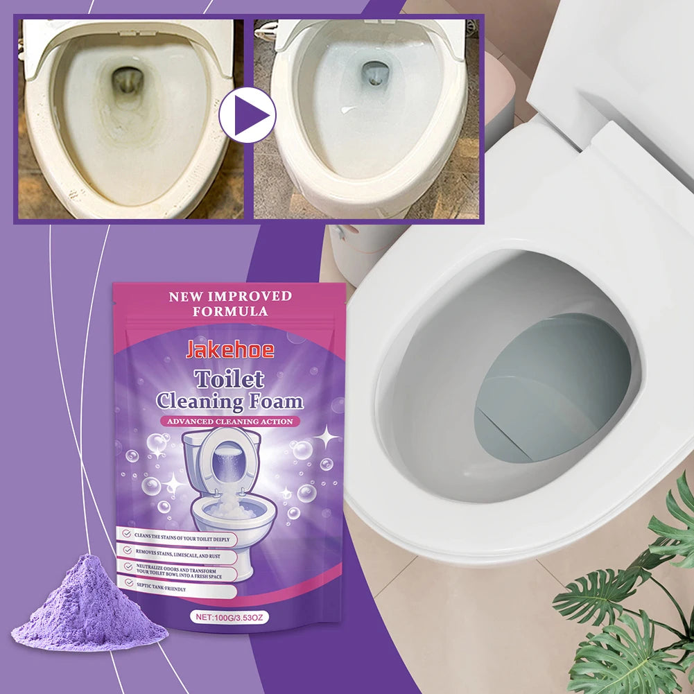 Foaming Toilet Bowl Cleaner Powder – Descaling & Odor Fresh