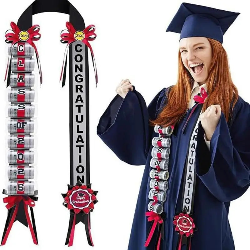 Class Of 2026 Graduation Money Lei Necklace With Cash Holder Elegant Garland Graduation Parties And Celebration Oasis Select D