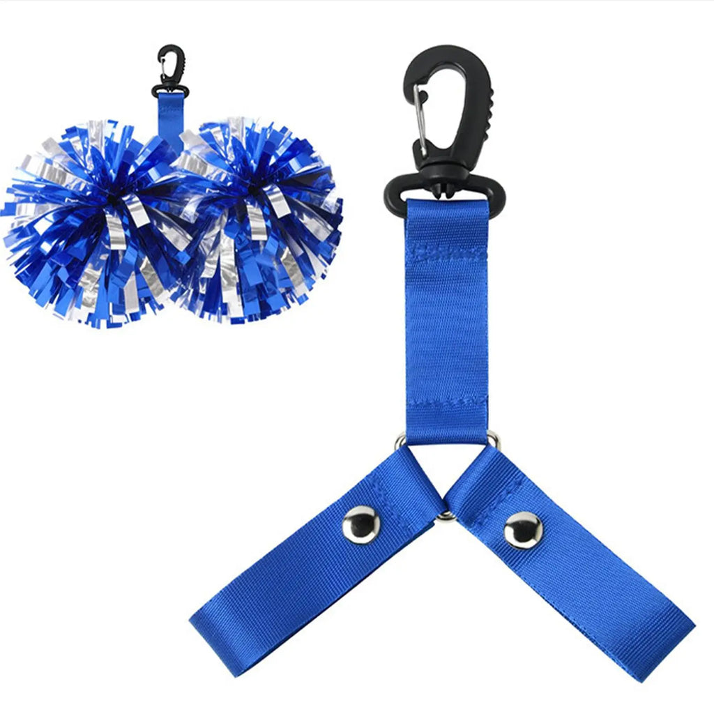 Pom Holders for Cheer Bag Organizer With Snapbutton Durable Hanger For Multiple Poms Cheer Gear Accessory Organizer Hanger Oasis Select