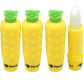 4-Piece Pineapple Scented Lip Balm & Lip Oil Gift Set for Women