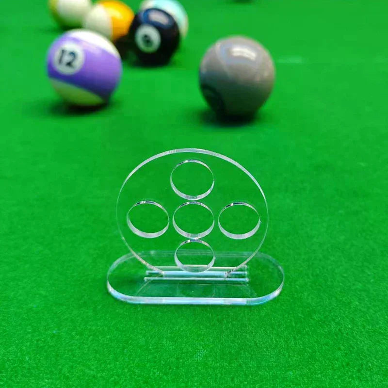 Billiard Rod Trainer Billiard Stroke Exerciser Transparent 1/5 Holes Pool Cue Stroke Training Device Billiards Accessories Oasis Select