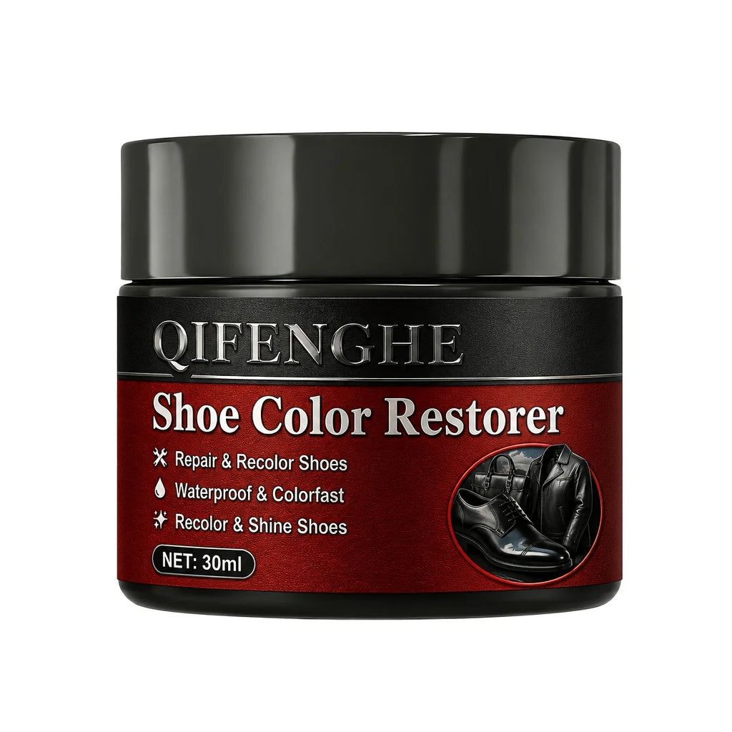 Black Leather Shoe Repair Cream – Dye Restorer & Polish