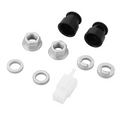 E-Bike Electric Bicycle Hub Motor Axle M12 Front Lock Nut /Lock Washer /Spacer /Nut Cover with 12mm Shaft Oasis Select AS SHOWN