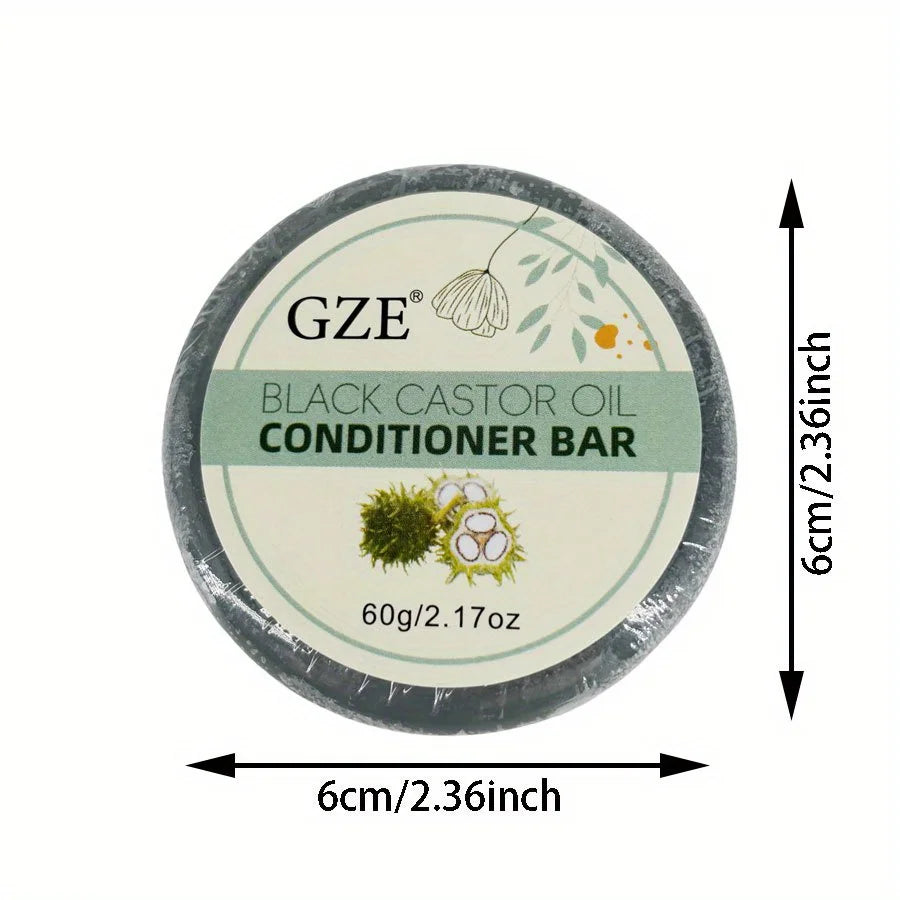 GZE Jamaica Black Castor Oil Shampoo & Conditioner Bar Set