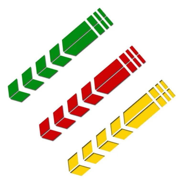 Motorcycle Mudguard with Reflective Tape Car Safety Warning Label Strip Motorcycle Bicycle Sticker Oasis Select mix 3pcs 4