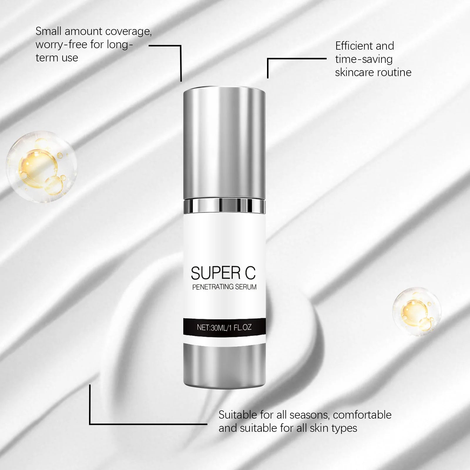 Vitamin C Facial Serum – Brighten, Moisturize & Anti-Aging Vitamin C Face Serum Oasis Select