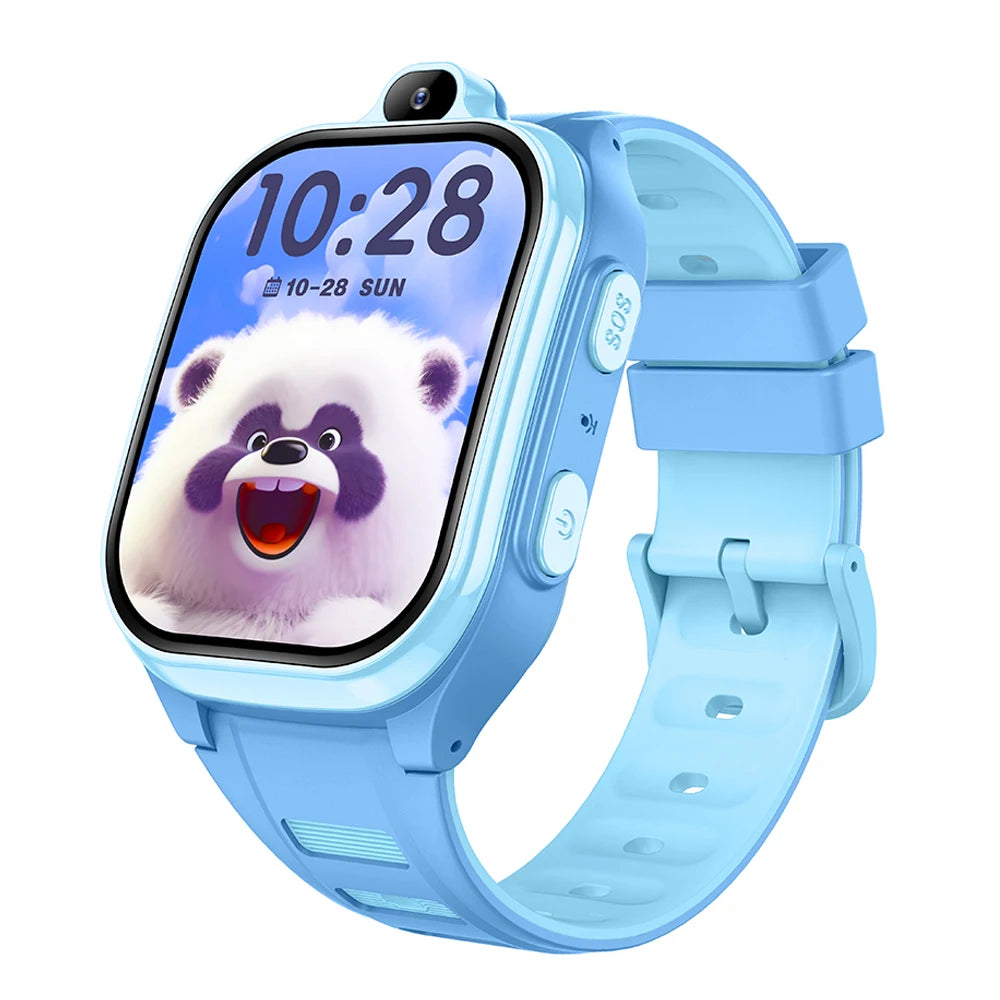 4G Kids Smart Watch Video Call GPS Wifi Location SOS Call Back Monitor Smart Watch Children HD Camera 2+16G APP Download Gifts Oasis Select BLBLS 2GB RAM 16GB ROM