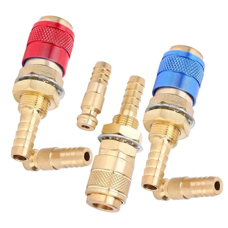 Wholesale Cooled Gas Adapter Connector Clamp Welding Machine Quick Fitting Female Male Water MIG TIG Welding Torch Tools Welder Oasis Select