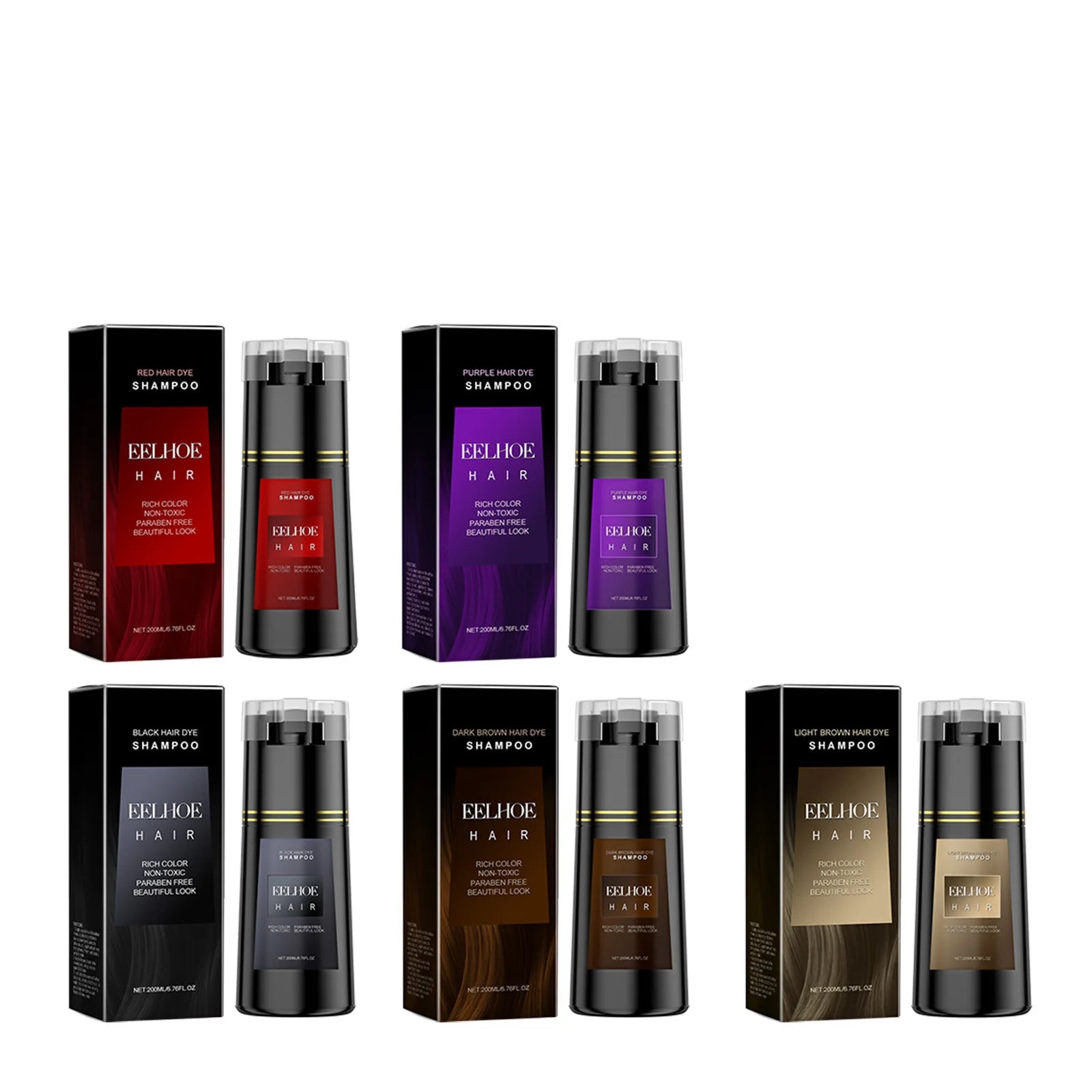 EELHOE Ginseng & Black Sesame Hair Darkening Dye Shampoo Hair Dye Shampoo Oasis Select