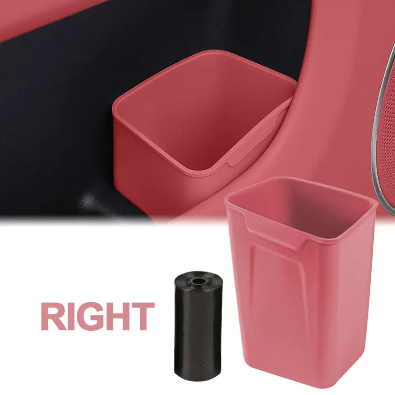 Car Door Storage Box Trash Can Multifunctional Silicone With Garbage Bags Door Bucket Umbrella Organizer For Car Accessories Oasis Select C RIGHT 1