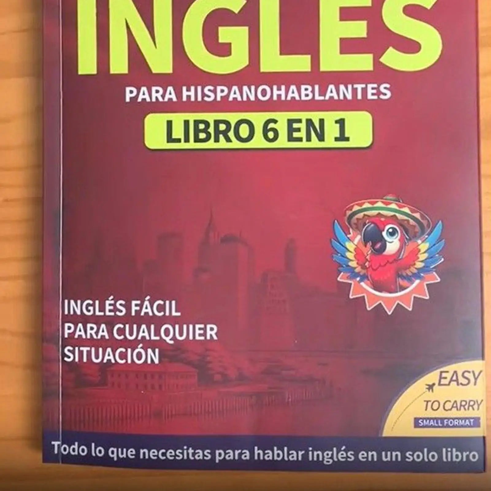 English Books for Beginners 6-in-1 Spanish Edition English Workbook Easy Language Learning Dictionary Study Supplies for Reading Oasis Select