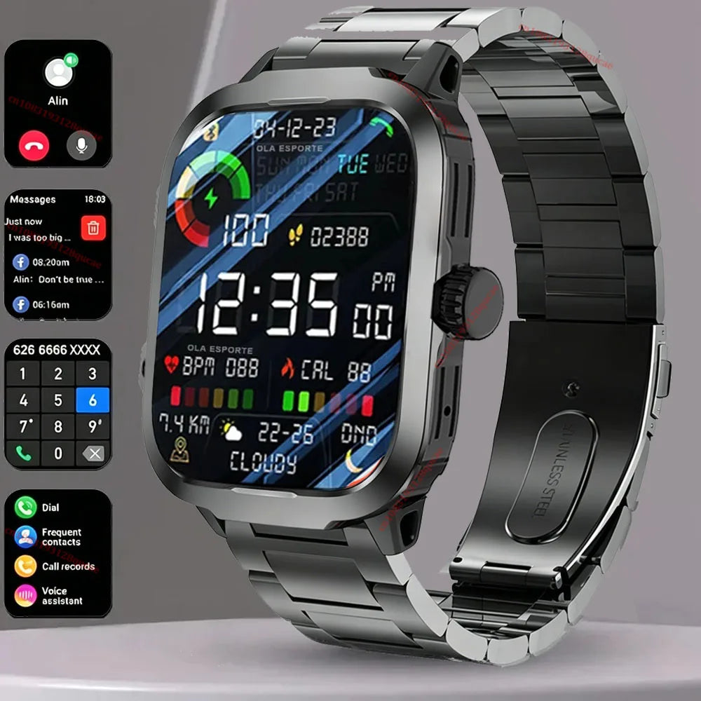 Military GPS Smartwatch IP68 Outdoor Sports Tracker Bluetooth